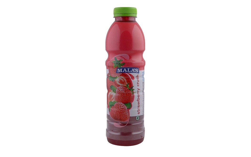 Mala's Strawberry Crush    Bottle  750 millilitre